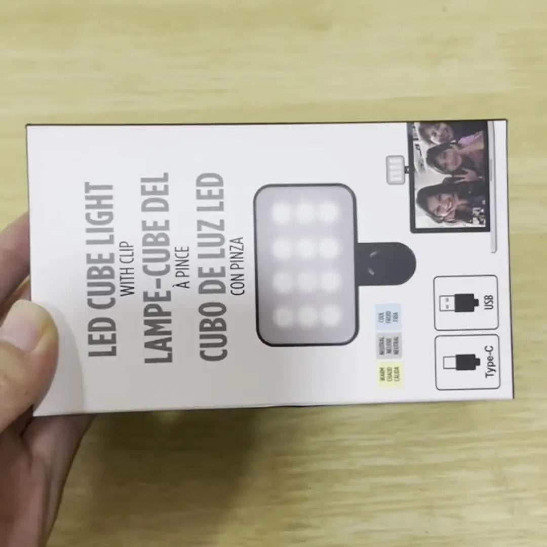 Mini Lampe Selfie Clip LED – Lumière d’Appoint pour Smartphone & Visio