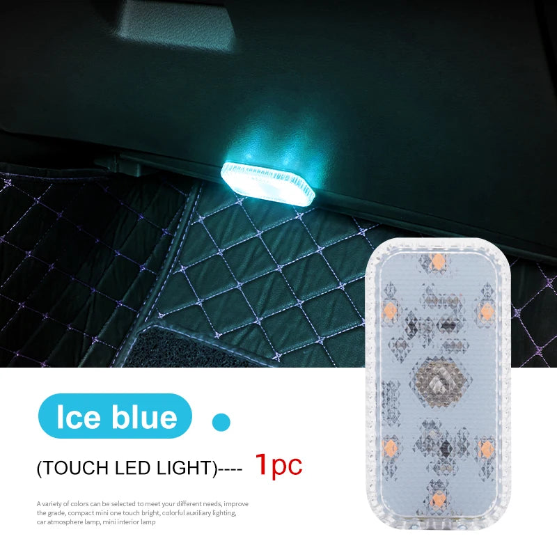 Mini Lampe LED Tactile Sans Fil – Rechargeable, Placard & Chevet