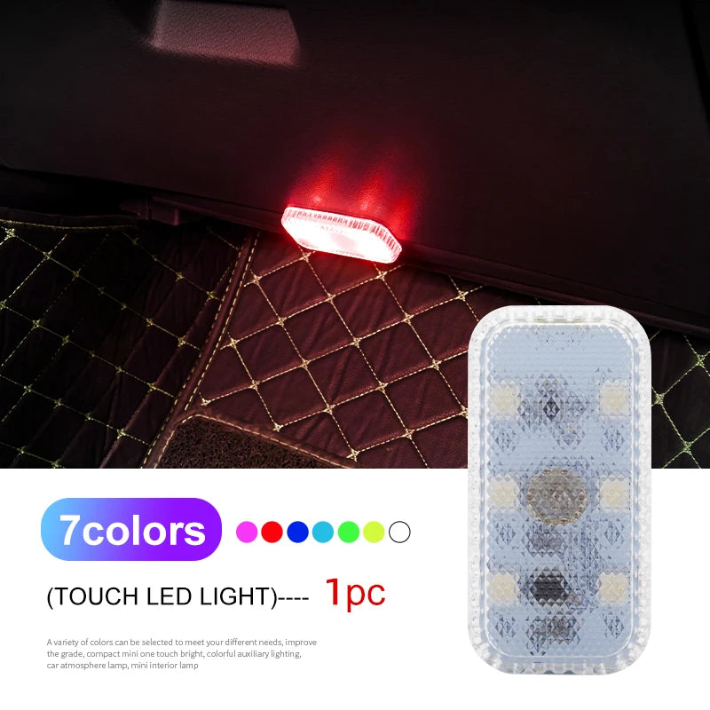 Mini Lampe LED Tactile Sans Fil – Rechargeable, Placard & Chevet