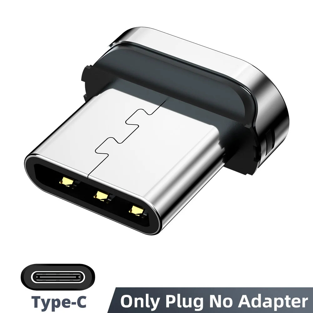 Câble de Charge Magnétique Universel – USB-C, Micro-USB & Lightning