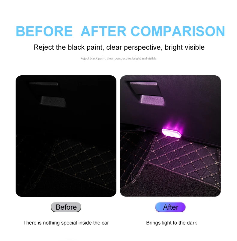 Mini Lampe LED Tactile Sans Fil – Rechargeable, Placard & Chevet
