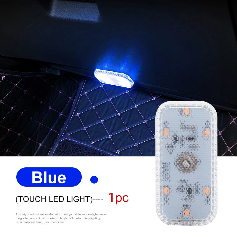 Mini Lampe LED Tactile Sans Fil – Rechargeable, Placard & Chevet
