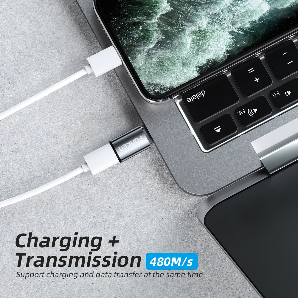 Câble de Charge Magnétique Universel – USB-C, Micro-USB & Lightning