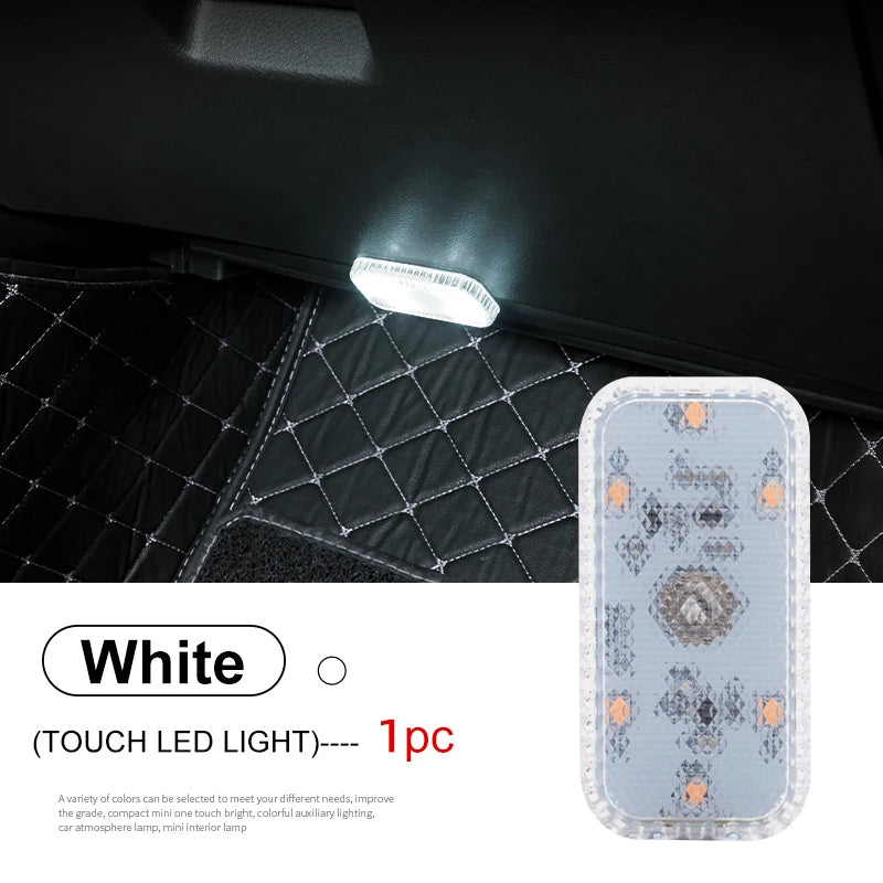 Mini Lampe LED Tactile Sans Fil – Rechargeable, Placard & Chevet