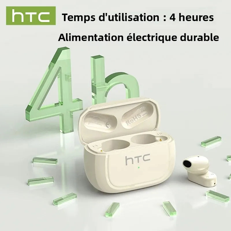 Écouteurs traducteurs IA HTC NE51 Bluetooth 5.3