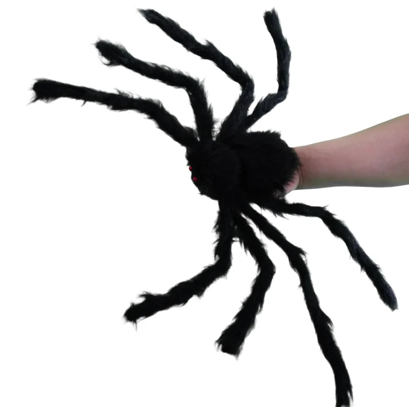 Grande Araignée Noire Halloween – Décoration 30 à 200 cm