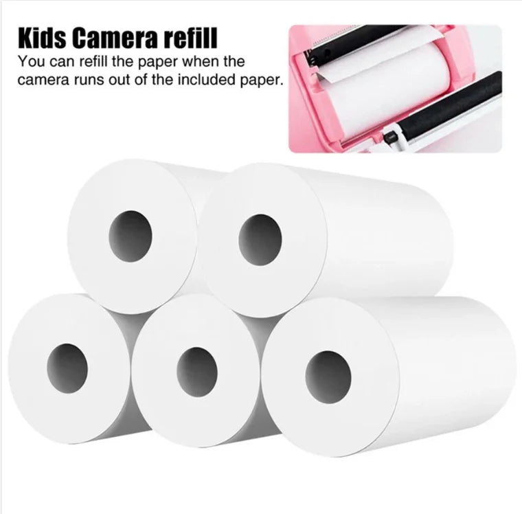 Appareil photo enfant avec impression instantanée 1080p