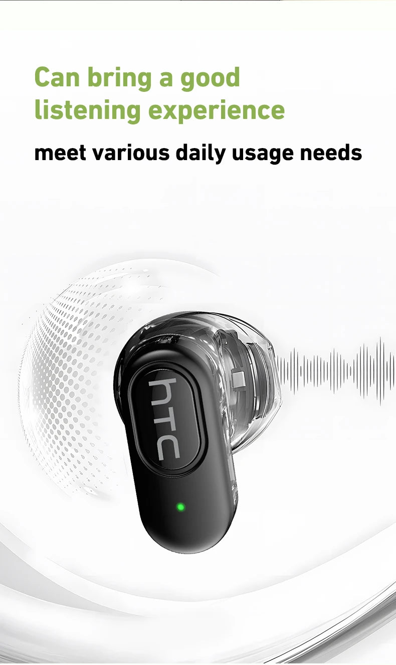 Écouteurs traducteurs IA HTC NE51 Bluetooth 5.3