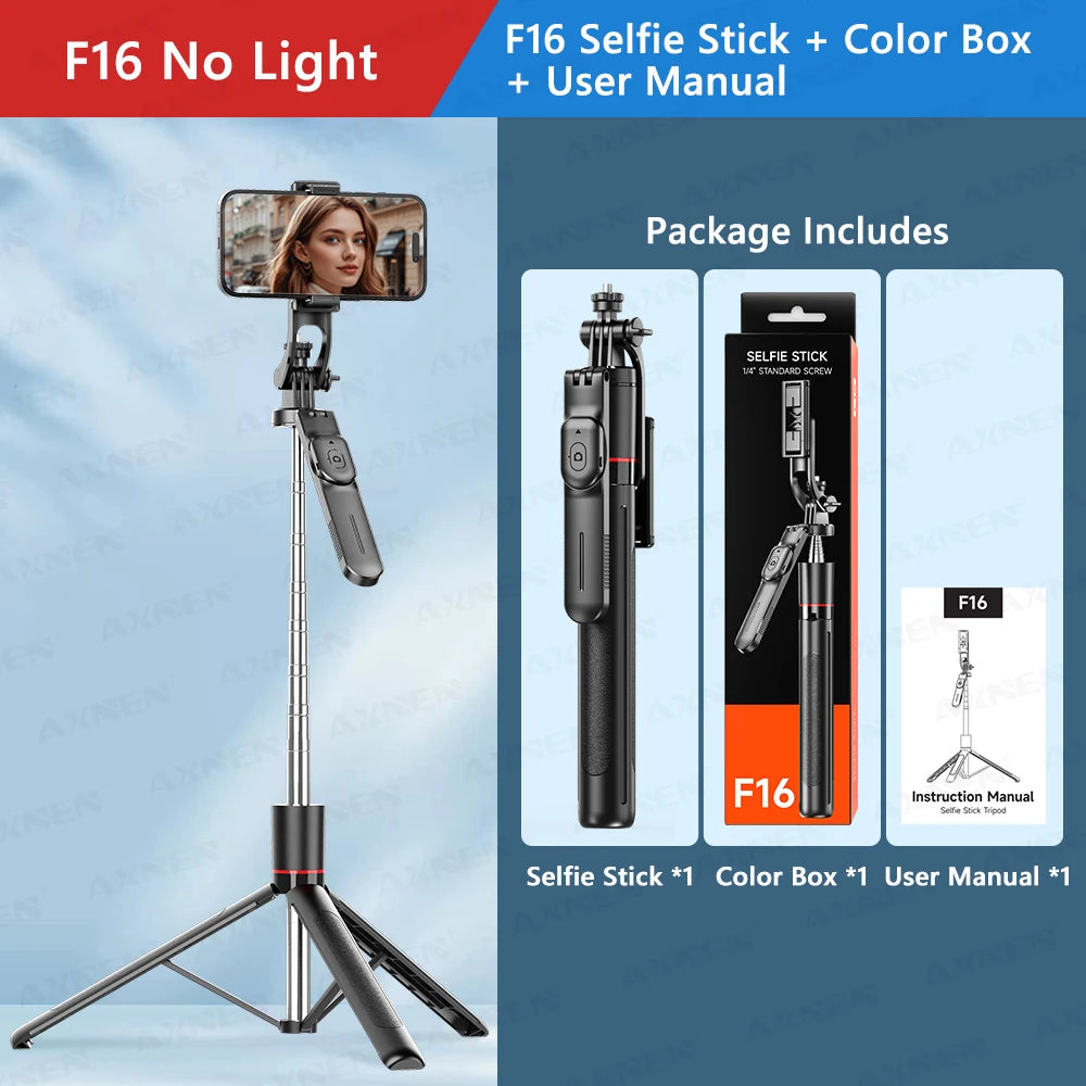 Perche Selfie Trépied 360° avec Télécommande Bluetooth – Photo & Vidéo Smartphone