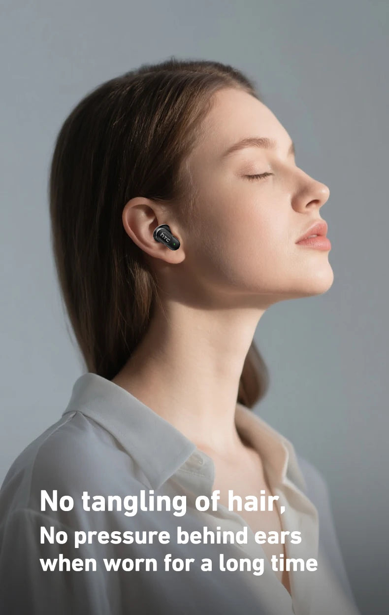 Écouteurs traducteurs IA HTC NE51 Bluetooth 5.3
