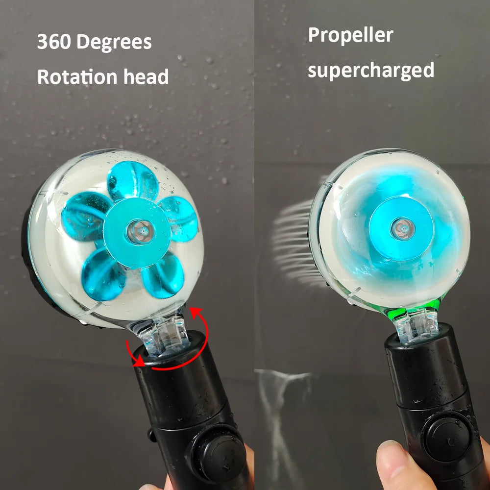 Pommeau de Douche LED Multicolore – Arrêt d’Eau Intégré & Couleurs selon Température