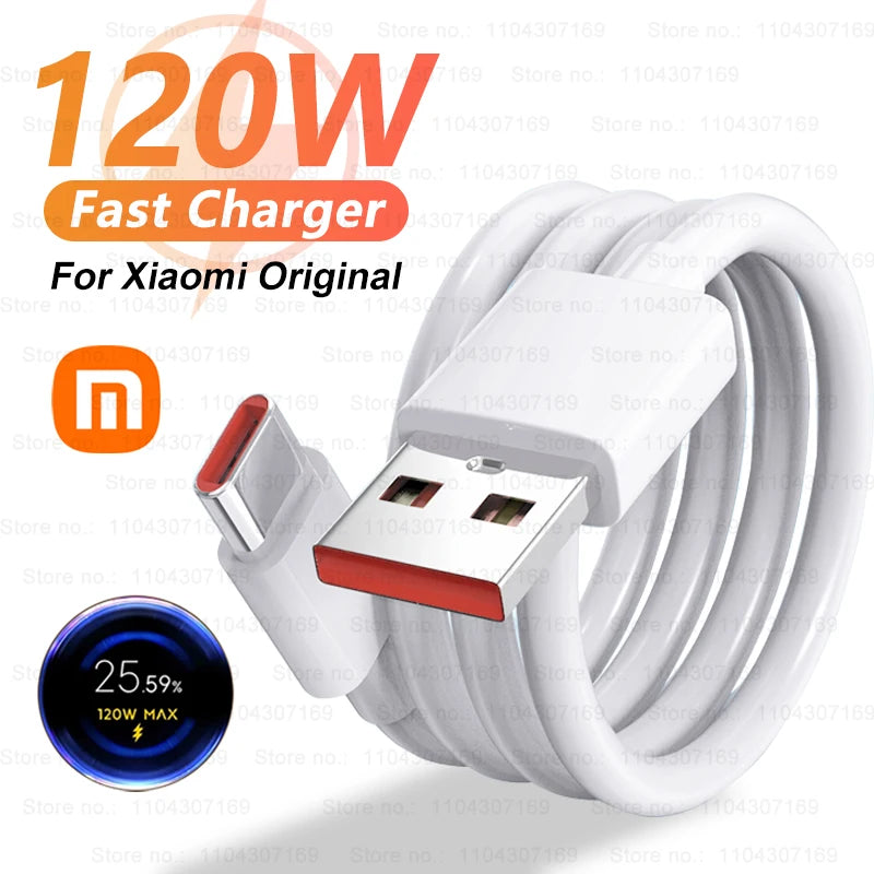 Câble USB-C à Charge Rapide – 1 m, 1,5 m ou 2 m