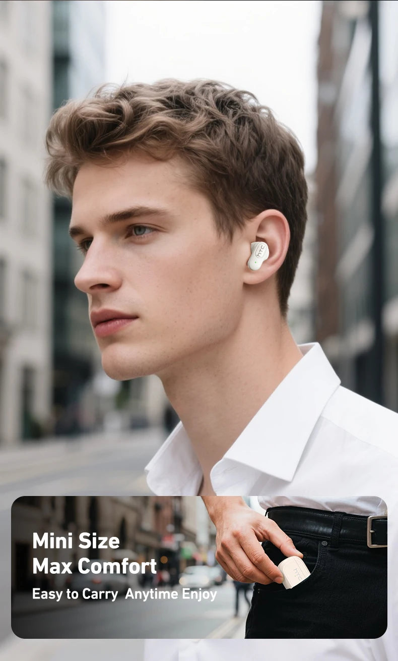 Écouteurs traducteurs IA HTC NE51 Bluetooth 5.3