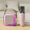 Mini Enceinte Karaoké Bluetooth RGB avec Micro(s) sans Fil