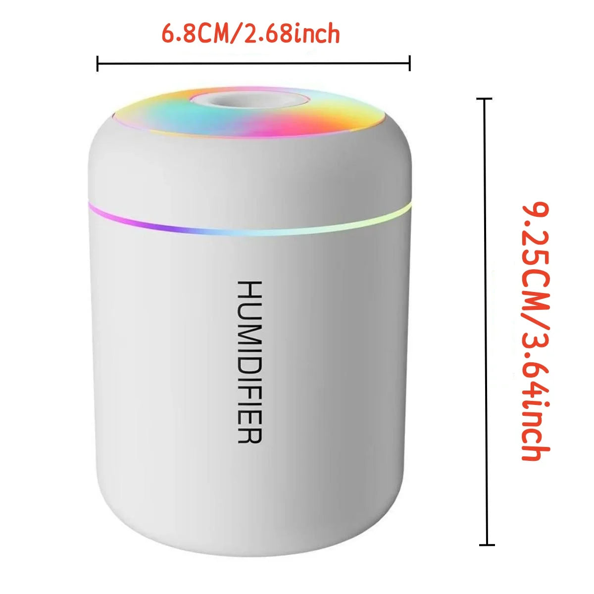 Mini Humidificateur d’Air USB 180ML – Diffuseur d’Arômes & Veilleuse LED
