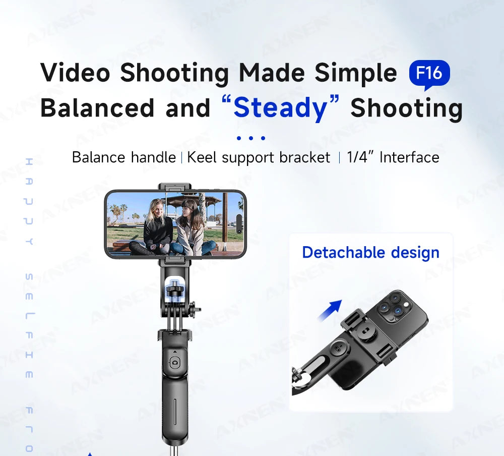 Perche Selfie Trépied 360° avec Télécommande Bluetooth – Photo & Vidéo Smartphone