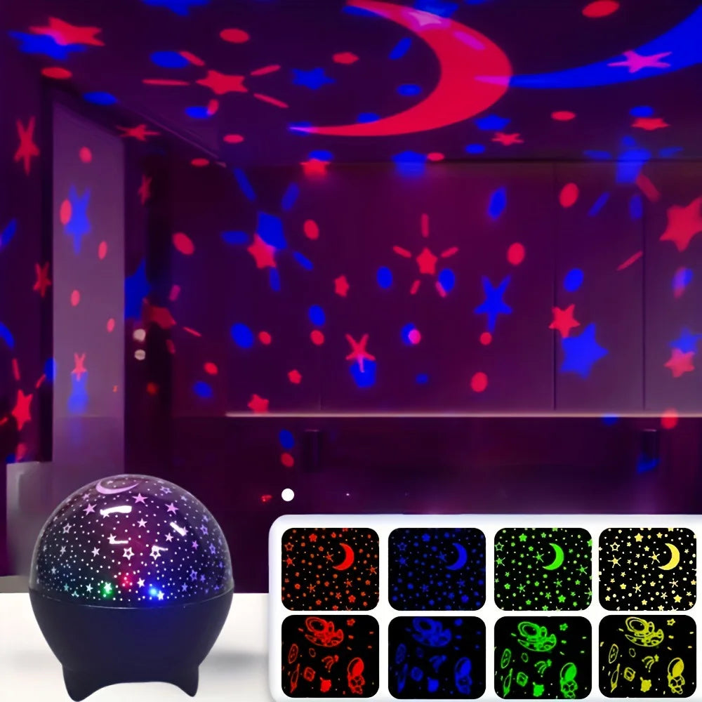 Projecteur LED Ciel Étoilé Galaxie RGB – Veilleuse Ambiance Chambre & Gaming