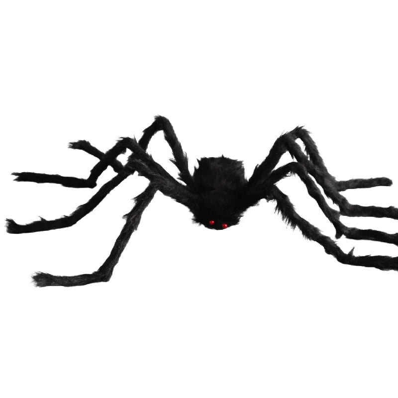Grande Araignée Noire Halloween – Décoration 30 à 200 cm