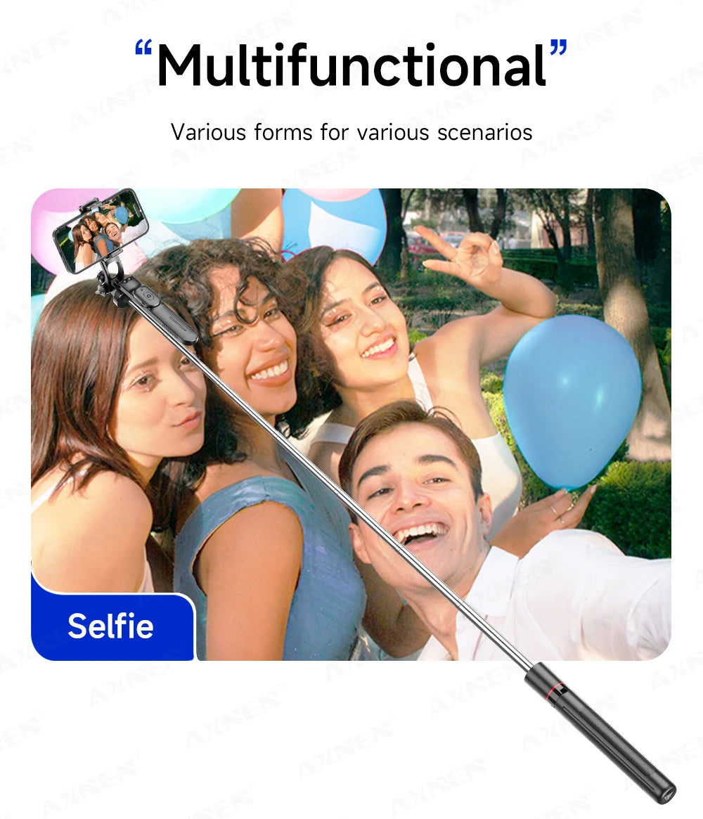 Perche Selfie Trépied 360° avec Télécommande Bluetooth – Photo & Vidéo Smartphone