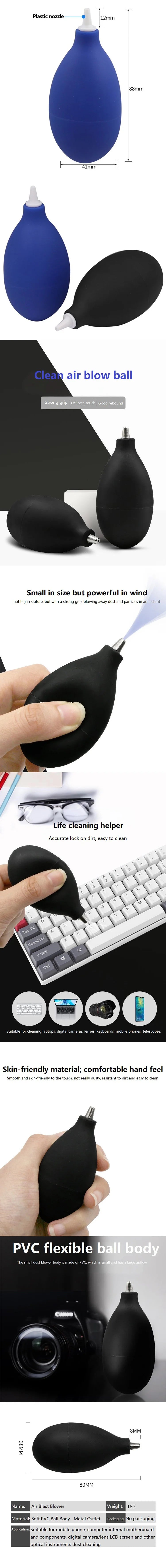Souffleur d'Air Portable – Nettoyage Objectif, Clavier, Électronique