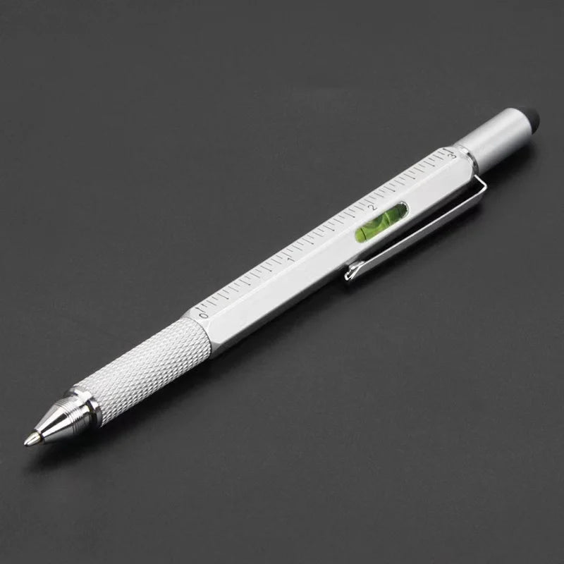 Stylo Stylet Tactile 7-en-1 – Écran Tactile, Règle, Niveau, Tournevis & Plus