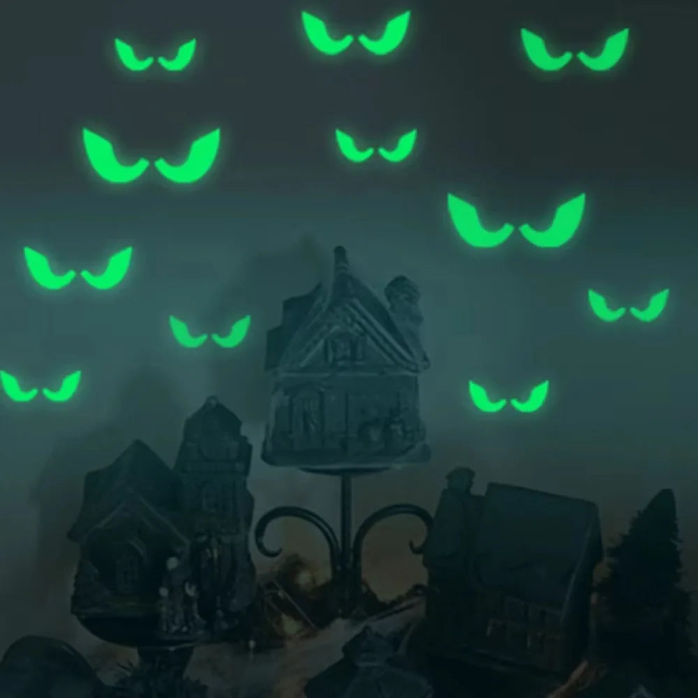Stickers Lumineux Halloween – Fantômes, Citrouilles, Chauves-souris ou Yeux