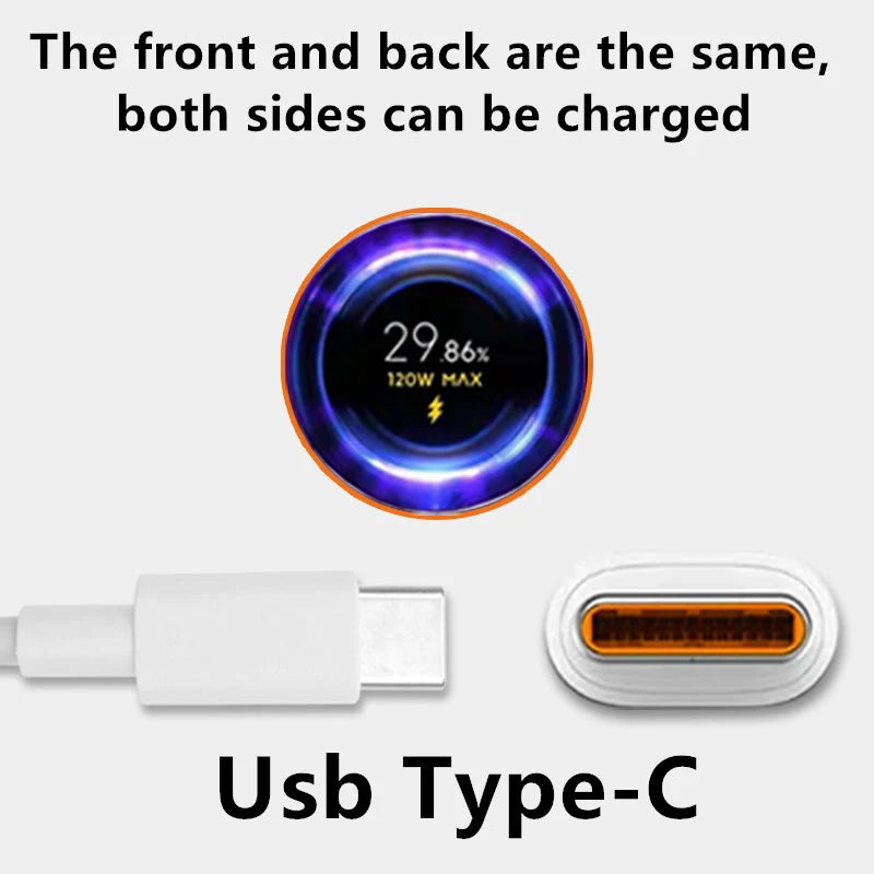 Câble USB-C à Charge Rapide – 1 m, 1,5 m ou 2 m