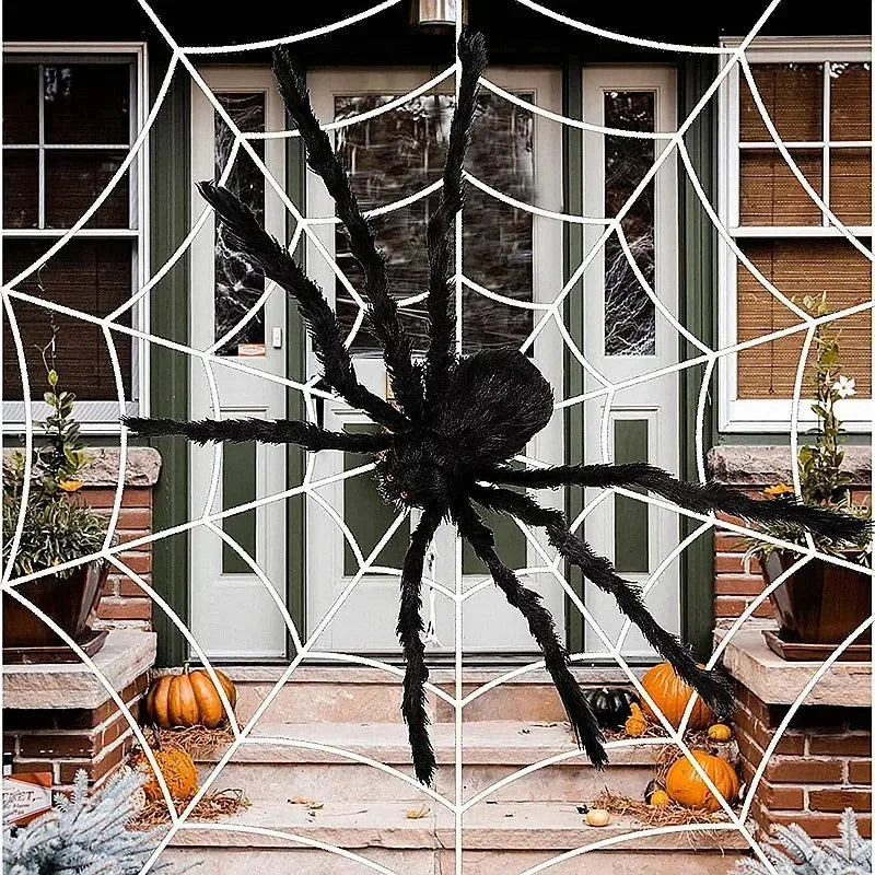 Grande Araignée Noire Halloween – Décoration 30 à 200 cm