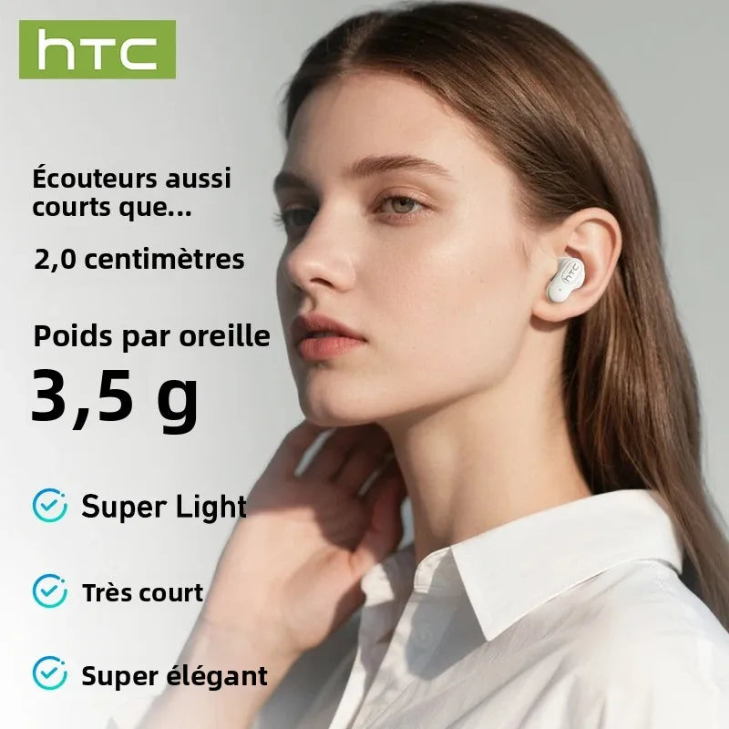 Écouteurs traducteurs IA HTC NE51 Bluetooth 5.3