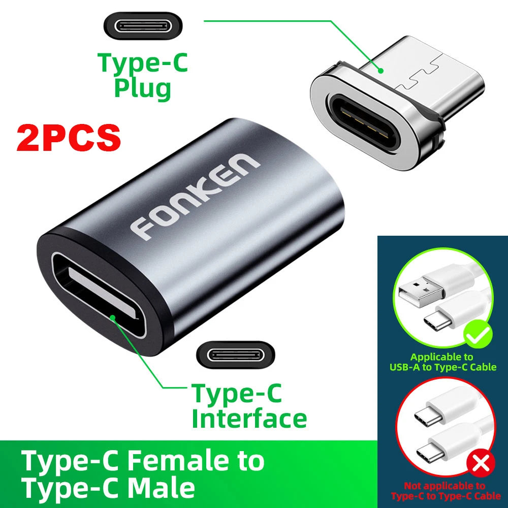 Câble de Charge Magnétique Universel – USB-C, Micro-USB & Lightning