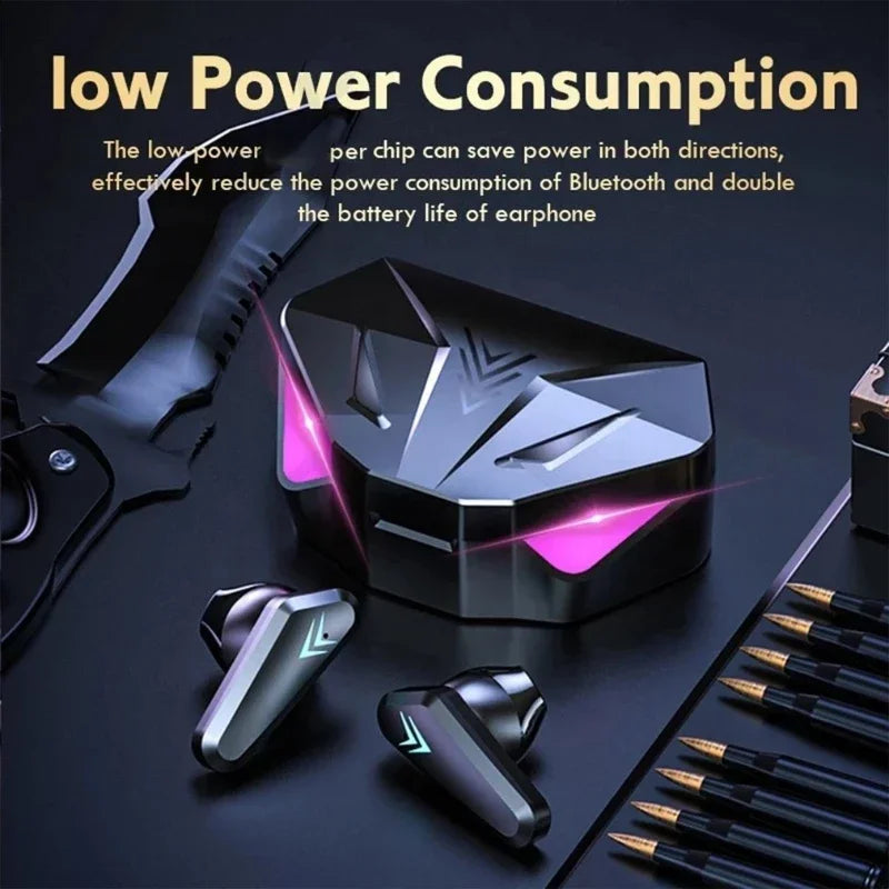 Écouteurs Sans Fil avec Écran LED Tactile – Bluetooth, Affichage Batterie