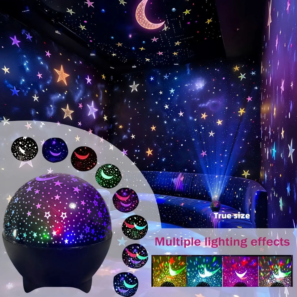 Projecteur LED Ciel Étoilé Galaxie RGB – Veilleuse Ambiance Chambre & Gaming