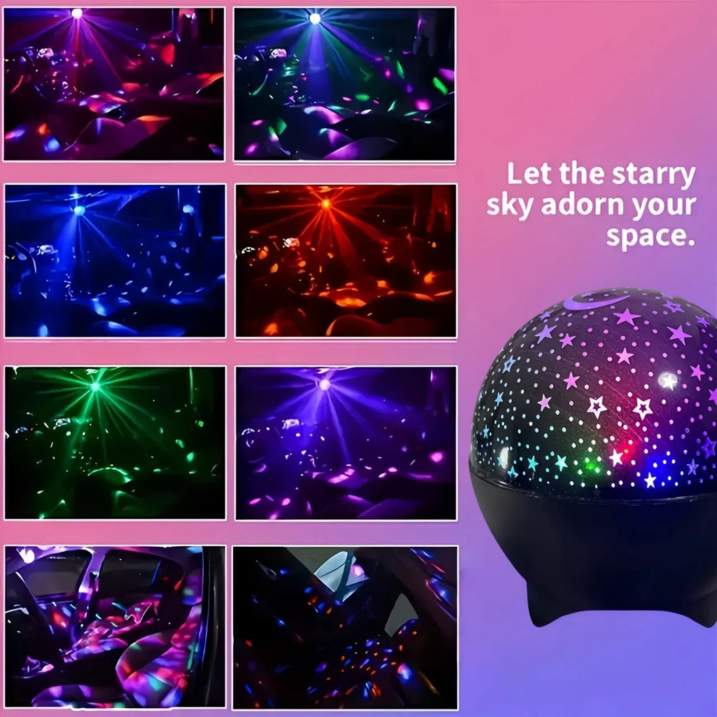 Projecteur LED Ciel Étoilé Galaxie RGB – Veilleuse Ambiance Chambre & Gaming