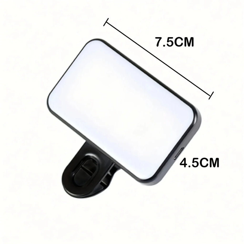 Mini Lampe Selfie Clip LED – Lumière d’Appoint pour Smartphone & Visio