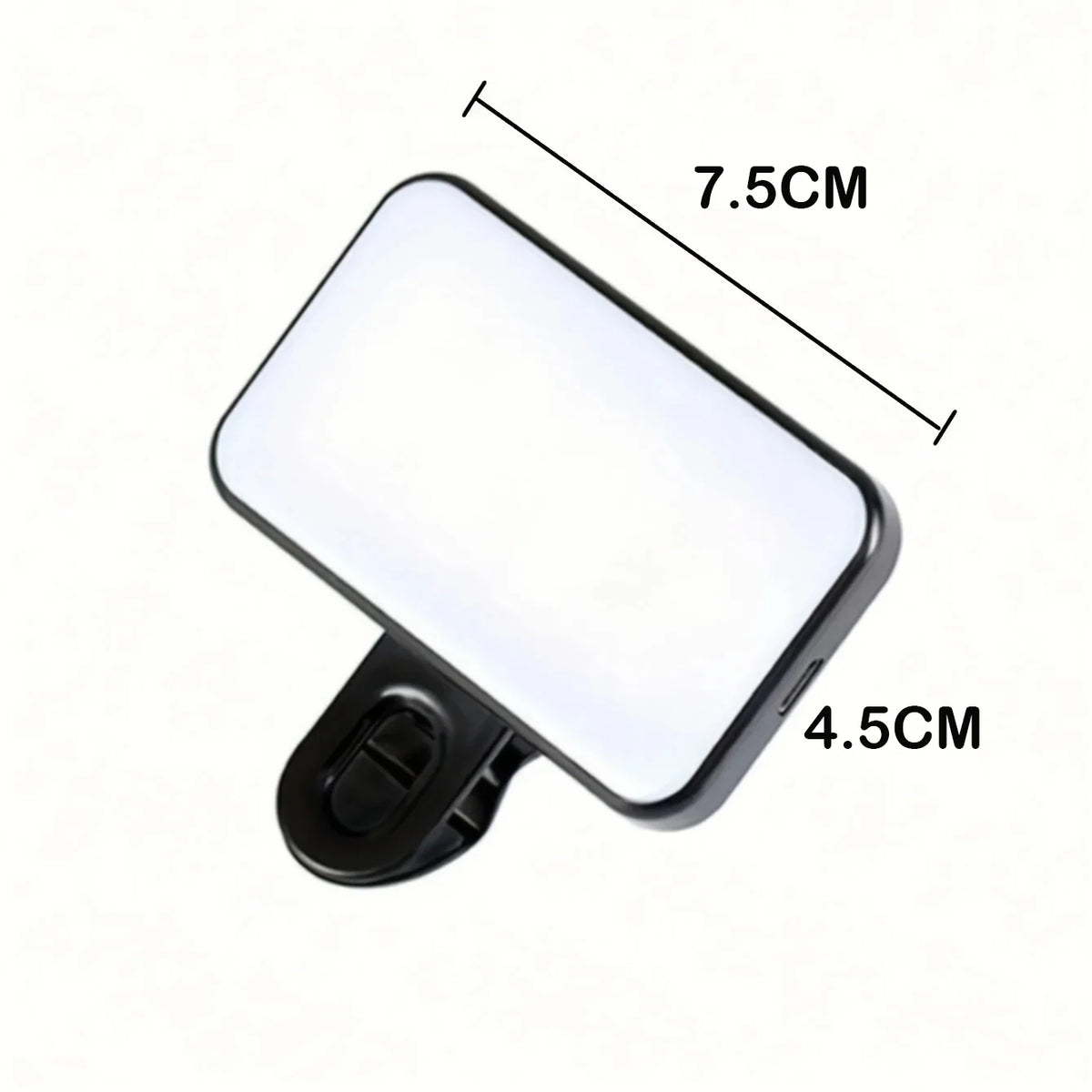 Mini Lampe Selfie Clip LED – Lumière d’Appoint pour Smartphone & Visio