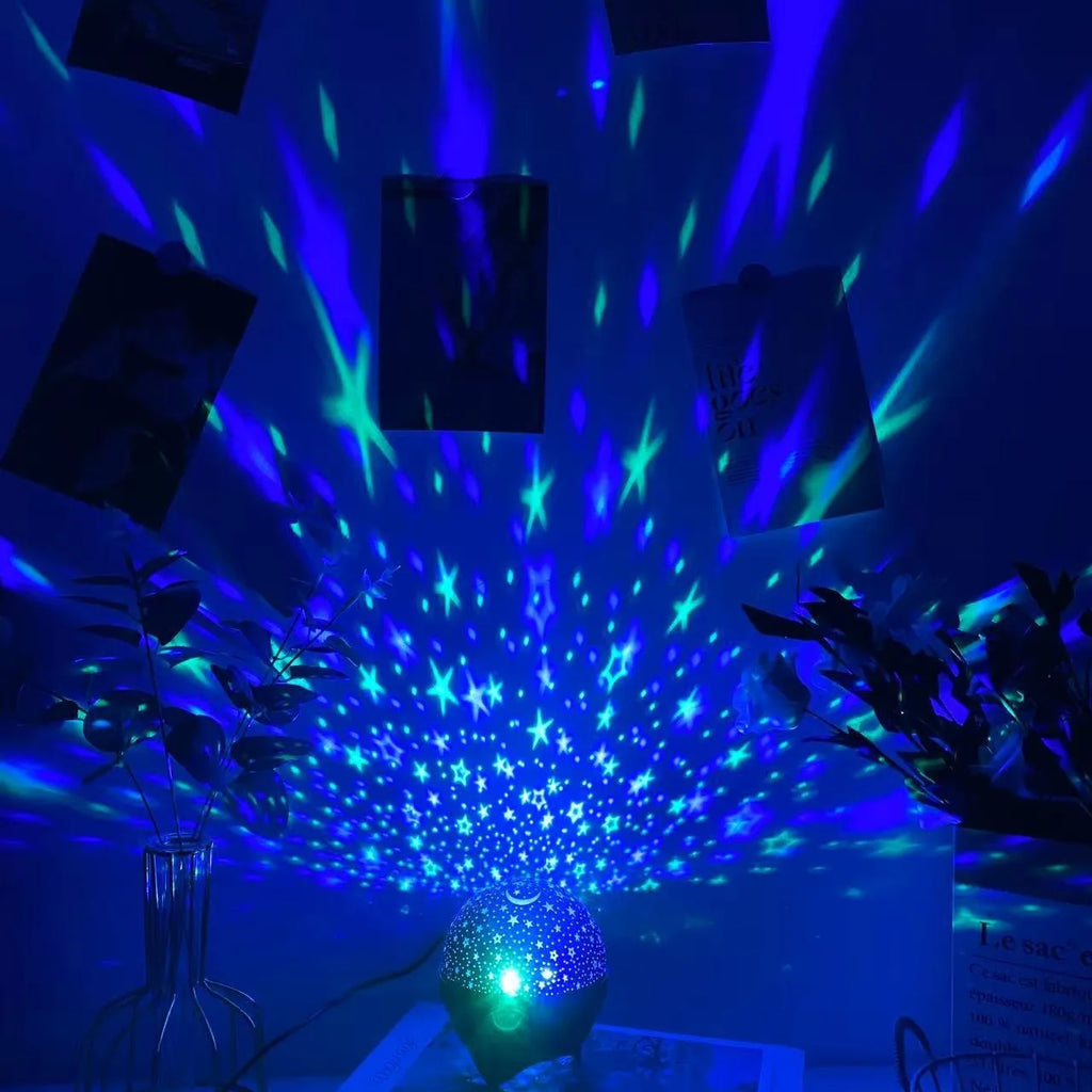 Projecteur LED Ciel Étoilé Galaxie RGB – Veilleuse Ambiance Chambre & Gaming