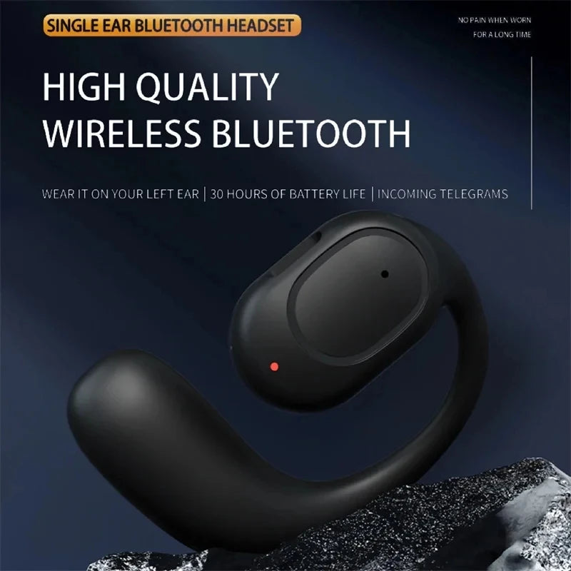 Écouteur Bluetooth à Crochet – 11h d’Autonomie, Mains Libres & Sport