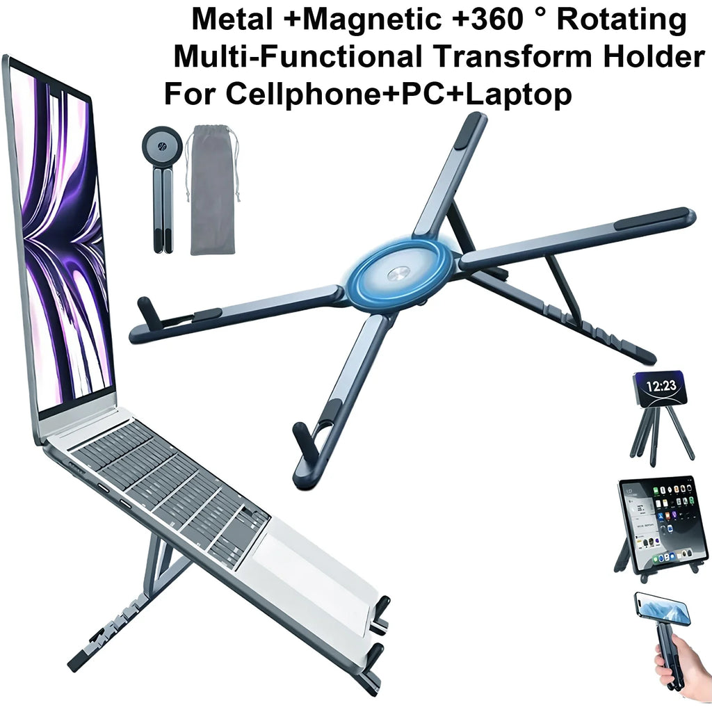 Perche à Selfie Magnétique 3-en-1 Pliable – Trépied & Télécommande Bluetooth