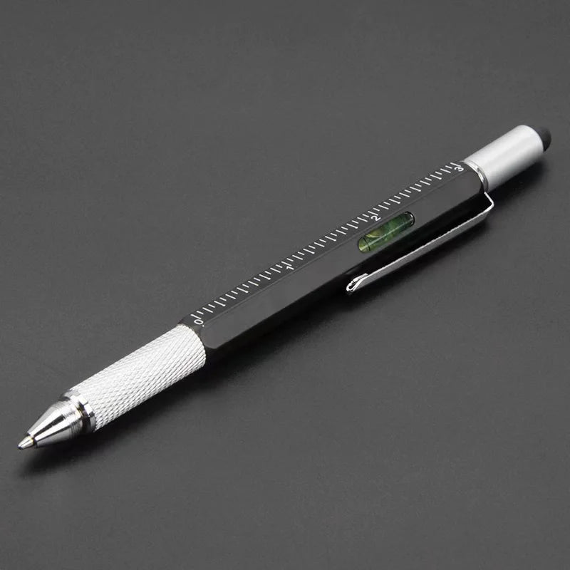 Stylo Stylet Tactile 7-en-1 – Écran Tactile, Règle, Niveau, Tournevis & Plus