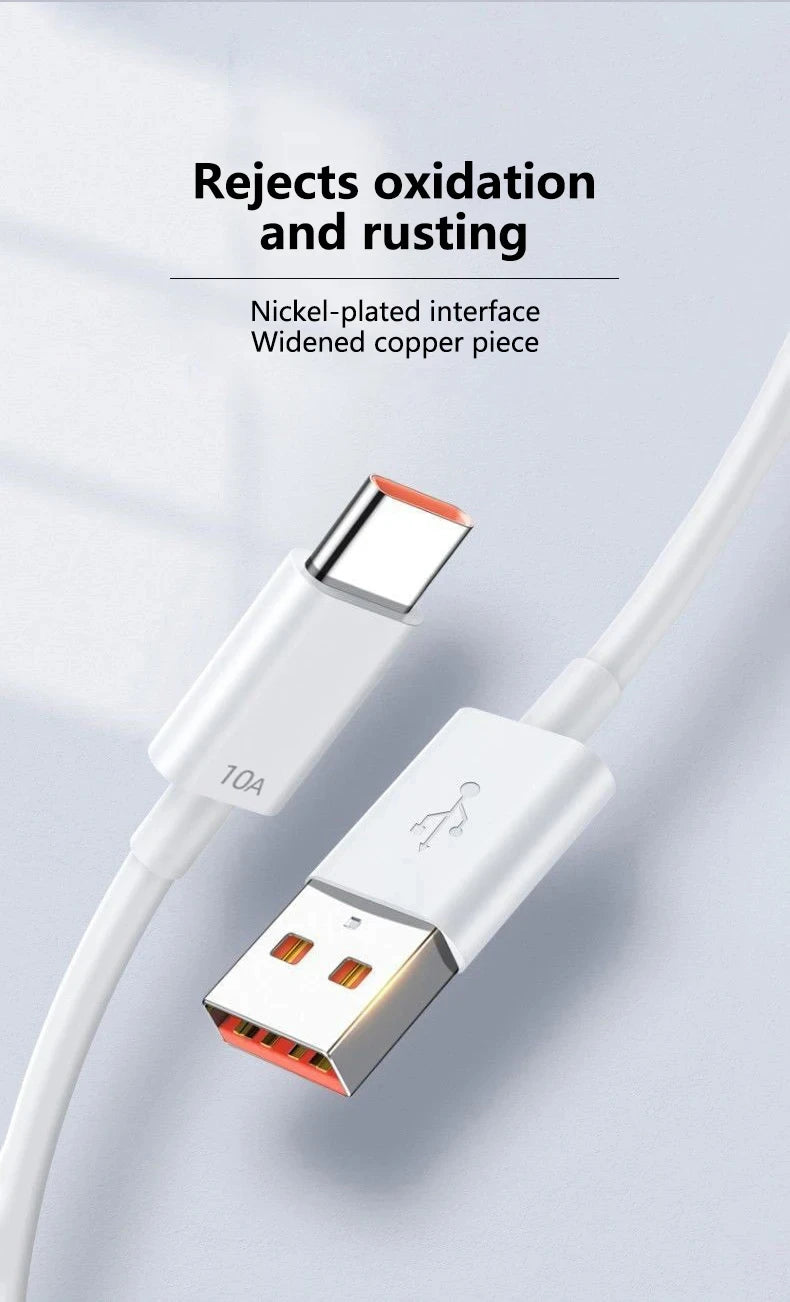 Câble USB-C à Charge Rapide – 1 m, 1,5 m ou 2 m