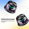 mini haut- parleur  magnétique bluetooth avec LED