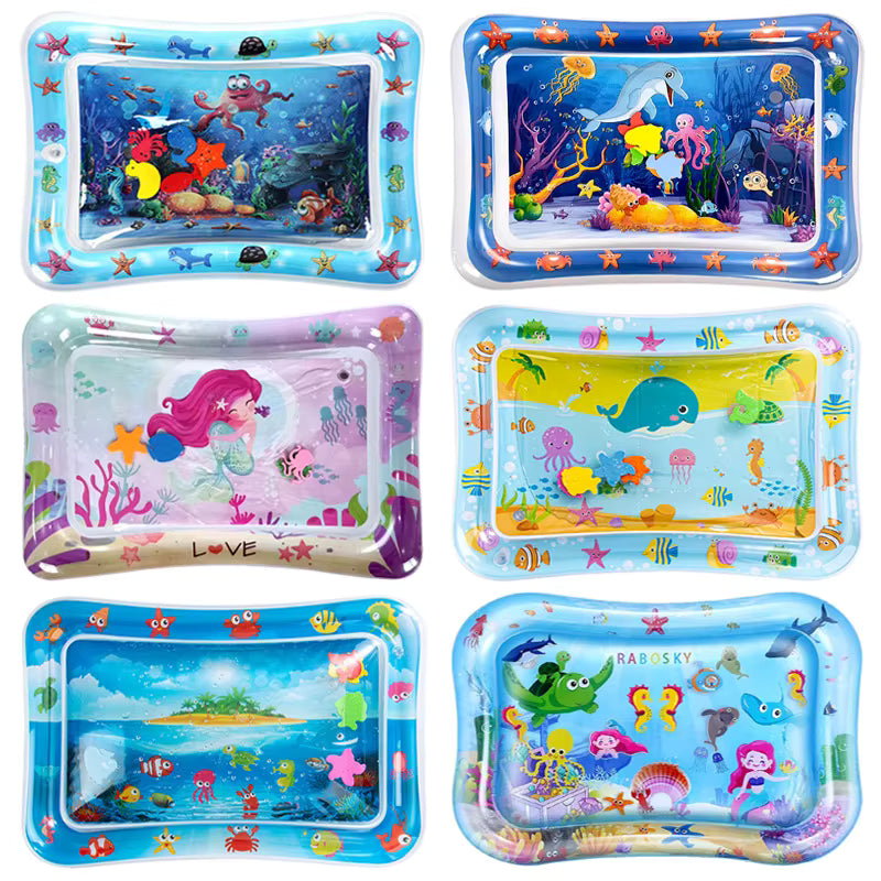 Tapis de jeu d'eau pour bébé, coussin gonflable en PVC pour nourrissons, temps du ventre, coussin d'eau pour enfants, jouets d'activité de développement pour l'éducation précoce
