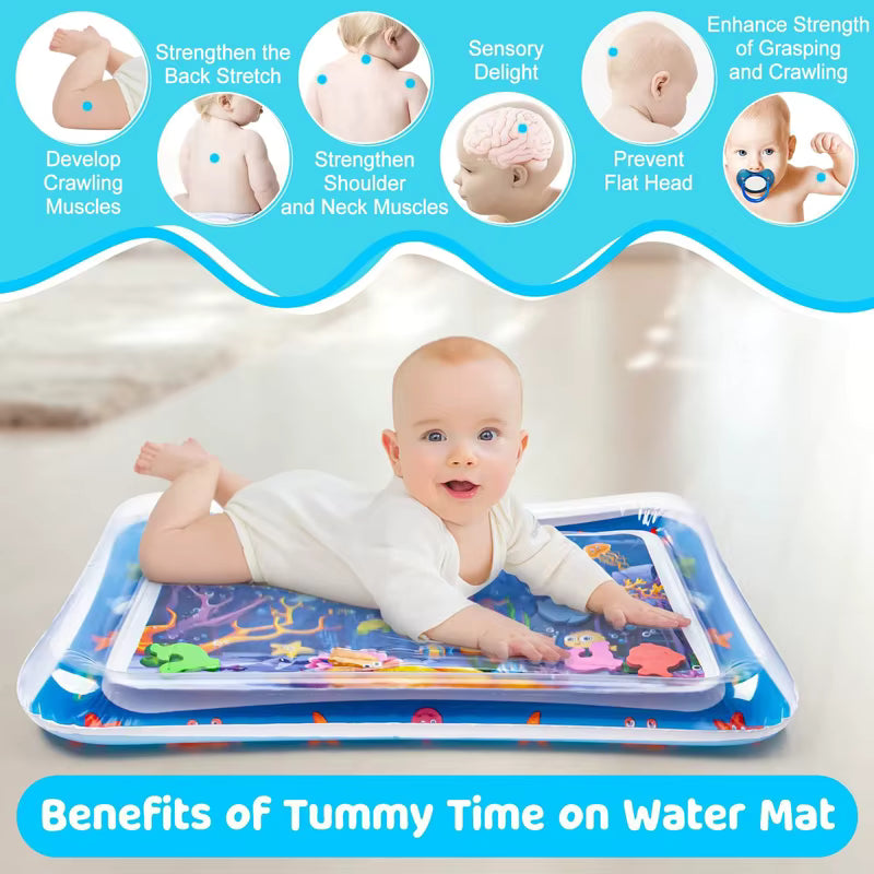Tapis de jeu d'eau pour bébé, coussin gonflable en PVC pour nourrissons, temps du ventre, coussin d'eau pour enfants, jouets d'activité de développement pour l'éducation précoce