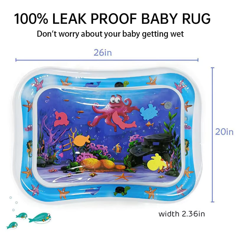 Tapis de jeu d'eau pour bébé, coussin gonflable en PVC pour nourrissons, temps du ventre, coussin d'eau pour enfants, jouets d'activité de développement pour l'éducation précoce