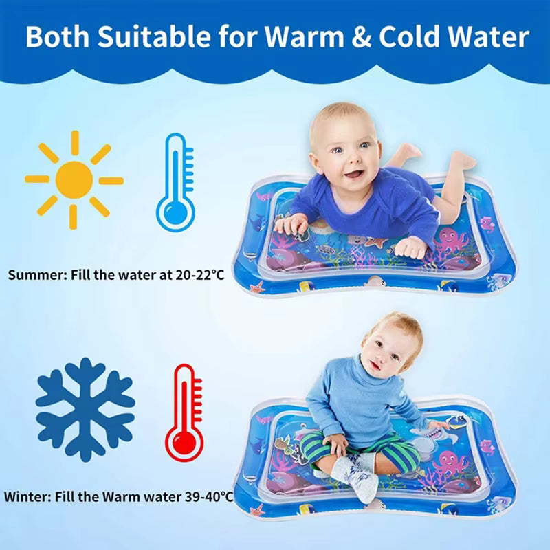 Tapis de jeu d'eau pour bébé, coussin gonflable en PVC pour nourrissons, temps du ventre, coussin d'eau pour enfants, jouets d'activité de développement pour l'éducation précoce